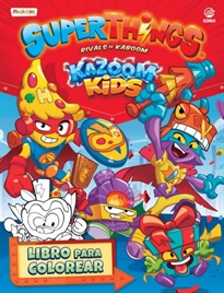 Books Frontpage Libro para colorear Superthings Kazoom Kids - España