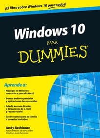 Books Frontpage Windows 10 para Dummies