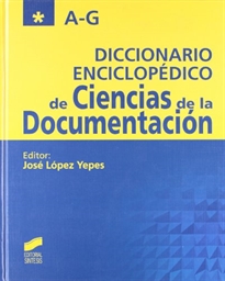 Books Frontpage Diccionario enciclopédico de ciencias de la documentación