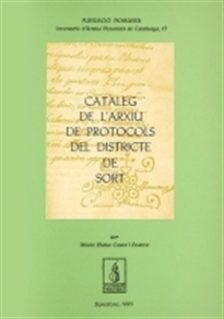 Books Frontpage Catàleg dels protocols notarials de Sort