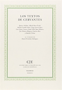 Books Frontpage Los textos de Cervantes
