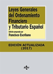 Books Frontpage Leyes Generales del Ordenamiento Financiero y Tributario Español