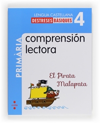 Books Frontpage Comprensión lectora: El Pirata Malapata. 4 Primària