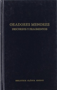 Books Frontpage 275. Discursos y fragmentos. Oradores Menores