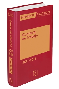 Books Frontpage Memento práctico contrato de trabajo 2017-2018
