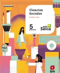 Books Frontpage Ciencias sociales. 5 Primaria. Mas Savia. Castilla y León