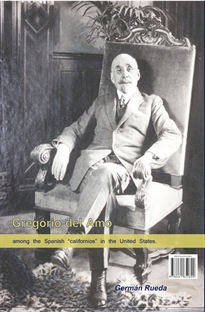 Books Frontpage Gregorio del Amo among the spanish californios in the United States