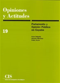 Books Frontpage Parlamento y opinión pública en España