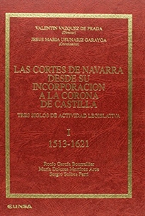 Books Frontpage Las Cortes Navarra desde su incorporación a la Corona de Castilla