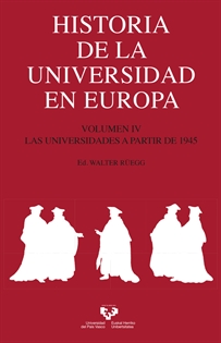 Books Frontpage Historia de la Universidad en Europa. Volumen IV. Las universidades a partir de 1945