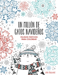 Books Frontpage Un millón de gatos navideños: felinos festivos para colorear