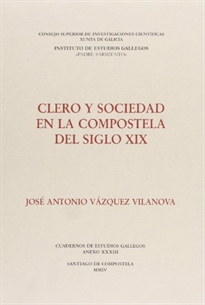 Books Frontpage Clero y sociedad en la Compostela del siglo XIX