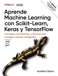 Books Frontpage Aprende Machine Learning con Scikit-Learn, Keras y TensorFlow