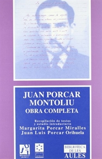 Books Frontpage Juan Porcar Montoliu: obra completa