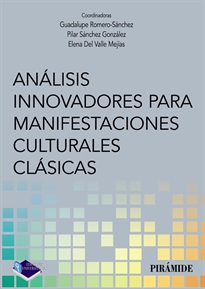 Books Frontpage Análisis innovadores para manifestaciones culturales clásicas