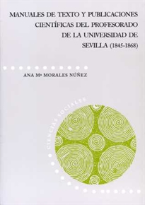 Books Frontpage Manuales de texto y publicaciones científicas del profesorado de la Universidad de Sevilla (1845-1868)