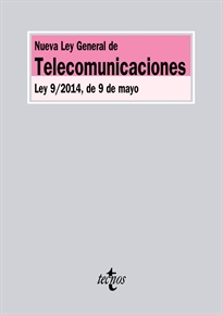 Books Frontpage Nueva Ley General de Telecomunicaciones