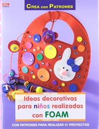 Books Frontpage Ideas decorativas para niños realizadas con Foam