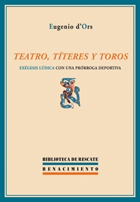 Books Frontpage Teatro, títeres y toros