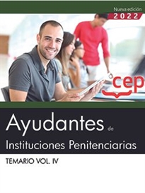 Books Frontpage Ayudantes de Instituciones Penitenciarias. Temario Vol. IV