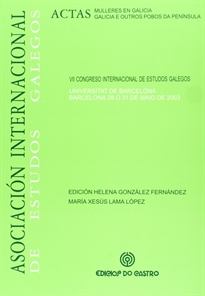 Books Frontpage Actas do vii congreso internacional de estudos galegos