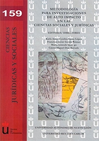 Books Frontpage Metodología para investigaciones de  alto impacto en las ciencias sociales