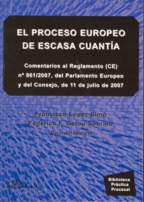 Books Frontpage El proceso europeo de escasa cuantía