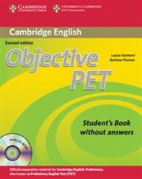Books Frontpage Objective PET Student's Book without Answers with CD-ROM 2nd Edition