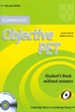 Front pageObjective PET Student's Book without Answers with CD-ROM 2nd Edition