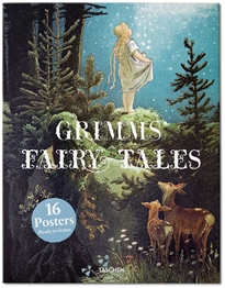 Books Frontpage Grimms' Fairy Tales. Poster Set