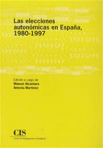 Books Frontpage Las elecciones autonómicas en España, 1980-1997