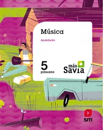 Books Frontpage Música. 5 Primaria. Más Savia. Andalucía