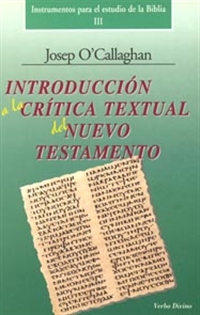 Books Frontpage Introducción a la crítica textual del Nuevo Testamento