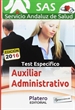 Front pageAuxiliar Administrativo del Servicio Andaluz de  Salud (SAS). Test específico