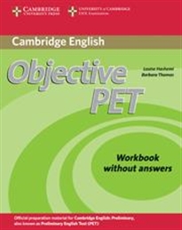 Books Frontpage Objective PET Workbook without answers 2nd Edition
