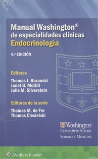 Books Frontpage Manual Washington de especialidades clínicas. Endocrinología