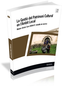 Books Frontpage La Gestió del Patrimoni Cultural en l'Àmbit Local