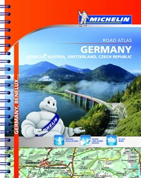 Books Frontpage Road Atlas Germany, Benelux, Austria, Switzerland, Czech Republic