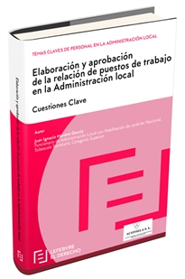 Books Frontpage Elaboración y Aprobación de la Relación de Puestos de Trabajo en la Administración Local