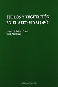 Books Frontpage Suelos y vegetación en el Alto Vinalopó