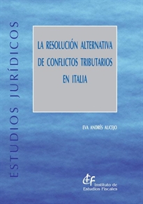 Books Frontpage La resolución alternativa de conflictos tributarios en Italia