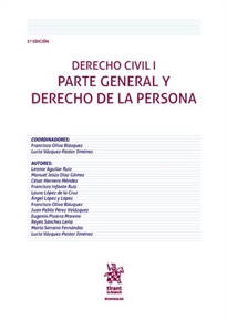 Books Frontpage Derecho Civil I Parte General y Derecho de la Persona 2ª Edición 2016