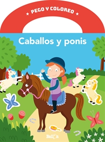 Books Frontpage Pego y coloreo - Caballos y ponis