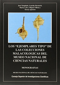 Books Frontpage Los ejemplares tipo de las colecciones malacológicas del Museo Nacional de Ciencias Naturales. Tomo I