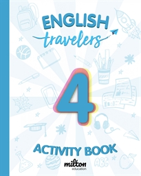 Books Frontpage Travelers Blue 4 Activity Book - English Language 4 Primaria