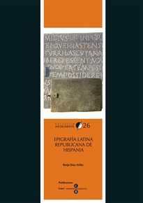 Books Frontpage Epigrafía latina republicana de Hispania (ELRH)