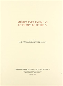 Books Frontpage Música para exequias en tiempo de Felipe IV