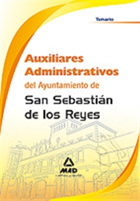 Books Frontpage Auxiliares administrativos del ayuntamiento de san sebastian de los reyes. Temario