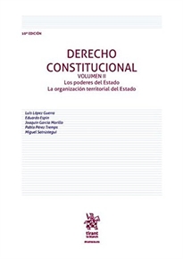 Books Frontpage Derecho Constitucional Volumen II 10ª Edición 2016