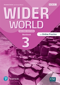 Books Frontpage Wider World 2e 3 Workbook with Online Practice and app